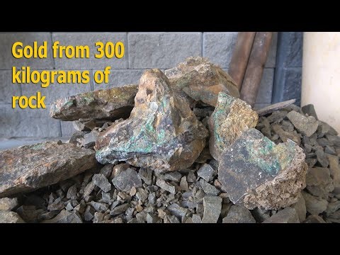 Gold Extraction from Rocks (Technology and Process)