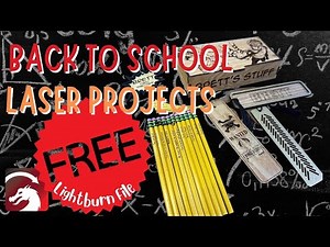 Easy Laser Projects For Back To School: Download Free Files Now! | Brett's Laser Garage