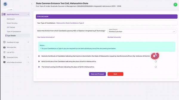 BBA BBM BMS CAP Registration Form Filling Process 🔥 Step by step guide with all documents explained