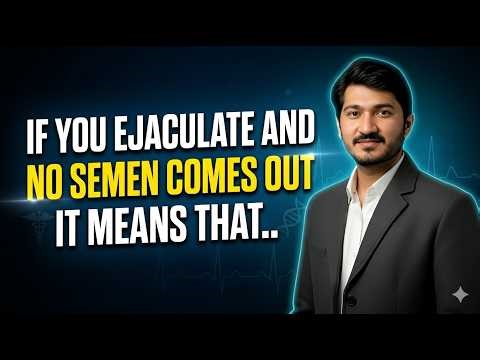 If you are older and do not ejaculate, do so immediately | Urologist Explains | Dr Pradip Jamna