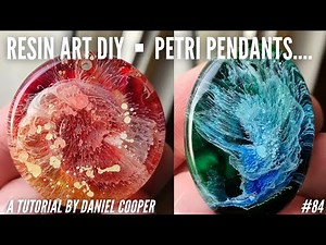 #84. RESIN ART DIY || PETRI PENDANTS || Step By Step HOW TO!