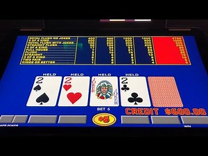 Joker Poker $25/hand Play & More. High Limit Video Poker VLOG 181