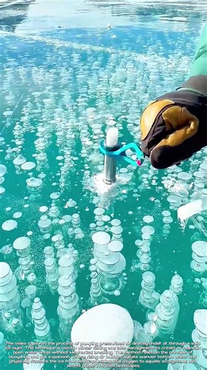 Pumping Winter: How Injected Air Carves Paths Through Solid Ice