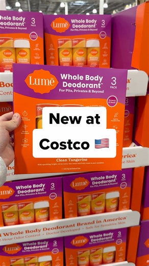 155K views · 230 reactions |  New Costco Item Alert  – Lume Whole Body Deodorant (#1936909) For pits, privates, and beyond – aluminum-free #costcofinds #lume #bodycare #naturaldeodorant #costcousa #freshallover | Andy Shen | Facebook