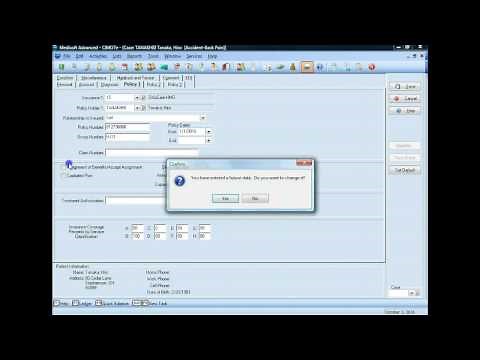 Medisoft: Creating a New Case