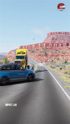 Realistic road crash #50 - BeamNG.drive #realisticcarcrashes #carcrashes #beamngdrive