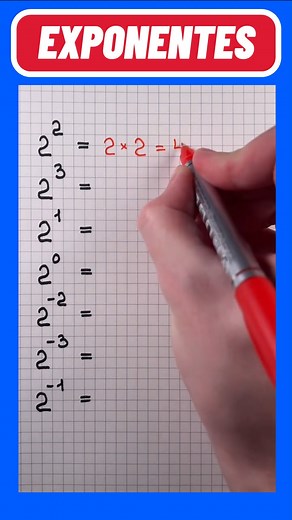 Aprende a resolver ejercicios con exponentes | Matematicas - Aprender es Avanzar