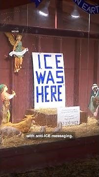 Massachusetts church displays anti-ICE nativity scene