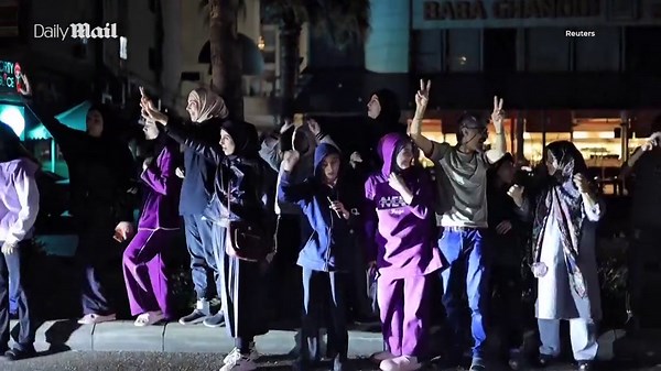 Celebrations erupt in Sidon as Lebanon-Israel ceasefire begins