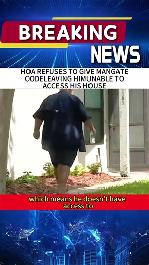 HOA REFUSES TO GIVE MANGATECODELEAVING HIMUNABLE TOACCESS HIS HOUSE#news #breakingnews #foryou