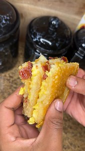 253K views · 8.7K reactions | Bacon & Egg Stuffed Pancakes. RECIPE!...