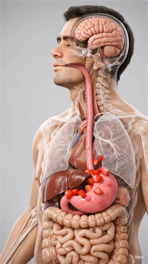 What Happens Inside Your Body When You Drink a Strawberry Smoothie? 🍓 | 3D Medical Animation”
