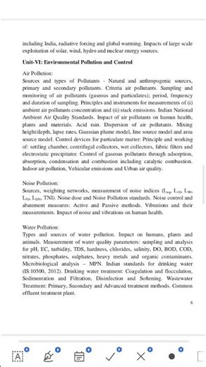 UGC NET ENVIRONMENTAL SCIENCE SYLLABUS
