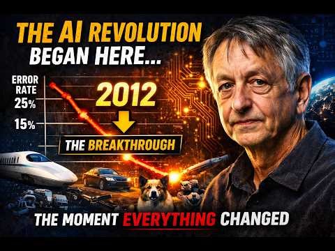 The AI revolution began here ⚡Geffrey Hinton´s Neural Networks