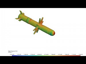 Javelin Rocket Motion Simulation with Dynamic Mesh Method (Six DOF) using ANSYS Fluent