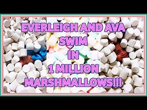 EVERLEIGH AND AVA GET STUCK IN 1 MILLION MARSHMALLOWS! (INSANE)