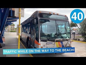 Riding Broward County Transit Bus 40, Lauderhill Transit Center to The Galleria at Fort Lauderdale