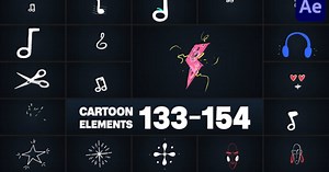 Cartoon Elements for After Effects