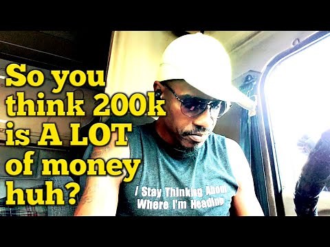 200k AIN'T THAT MUCH AS AN OWNER OPERATOR! Take a look at the NET PAY after expenses.