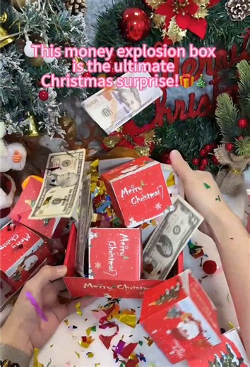 Dollars money box surprise🎁 #christmasgift #christamas #blackfriday #surprisebox #tiktokshop