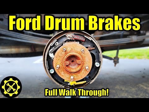 Ford F-150 DRUM BRAKE Replacement! (Quick Guide)