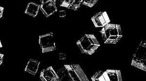 Ice Cubes Loop Background