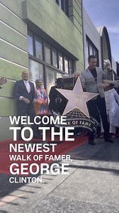 70K views · 4.4K reactions | The Funk is now on the Hollywood Walk of Fame! George Clinton and Parliament Funkadelic helped pioneer the genre of Funk, pushed musical boundaries, and is the mastermind behind the Parliament/Funkadelic (P-Funk). The artist who’s given SO much to us is certainly deserving of this honor! Congratulations! : IG/hwdwalkoffame | Ben Crump | Facebook