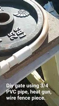 #diy #pvcpipeideas #fencegate #lightweight #strong #durable #projectideas #handyman #readwarning