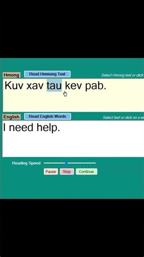 I need help in Hmong #english #hmong #learning