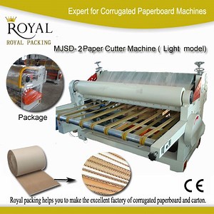 [Hot Item] Corrugated Cardboard Cutting Machine for 2-Layer