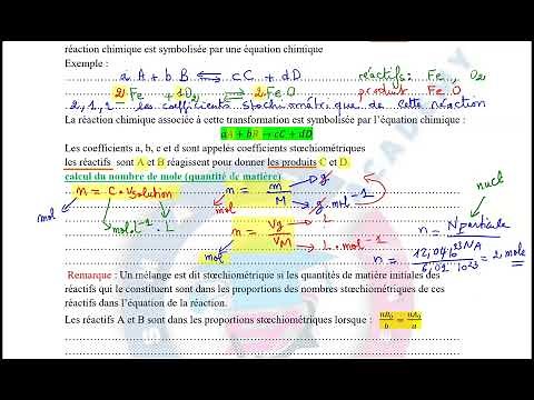 |BAC| Séance gratuite n°1 : Avancement d'une réaction chimique