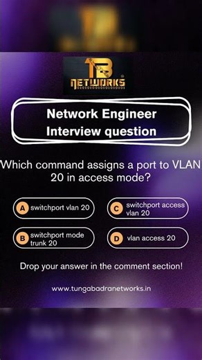 Network Engineer VLAN interview Q & A | Join our CCNA INTERNSHIP program, contact +918328429509