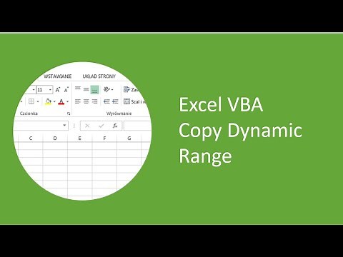 Excel VBA - Copy Dynamic Range