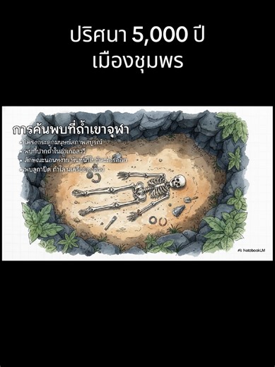 ปริศนา 5,000 ปีแห่งเมืองชุมพร #ประวัติศาสตร์ #ประวัติศาสตร์น่ารู้ #ชุมพร #โครงกระดูกมนุษย์โบราณ #เครื่องประดับโบราณ