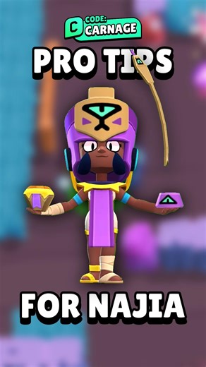 Learn these tricks before playing Najia!!!! #brawlstars