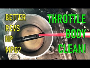 How to CLEAN YOUR THROTTLE BODY and make your engine feel like new! 2006-2011 8th gen Honda Civic