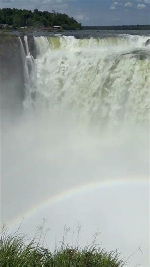 The Mighty Iguazu Falls 🌊 #iguazufalls #shortvideo