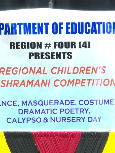Creativity, culture, and confidence on display as Region #4 hosts the Regional Children’s Mashramani Competition, featuring dance, masquerade, costume, dramatic poetry, calypso, and Nursery Day performances.🎤🎬🎭🎖️💃🏻🇬🇾 #guyana #guyanatiktok🇬🇾 #guyanesetiktok🇬🇾 #ncnguyana #guyanese #guyanatiktok #news #fyp