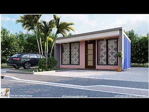 Plan de maison conteneurs de 20 pieds... Du jamais vu!!! | Tiny house design |