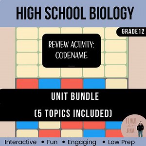 SBI4U Biology Unit Review Activity: Codename (Full)