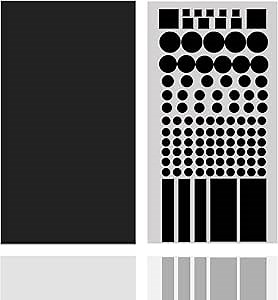 Amazon.com: LED Light Blocking Stickers, Light Dimming LED Filters, (2 Sheets) Light Covers for Electronics, Light Stickers Blackout, Dimming 80% ~ 100% of LED Light