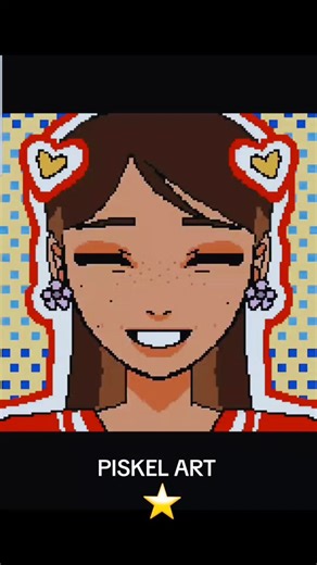 First time trying piskel animation 🌟 (Me) art project #art #pixelart #piskelart #piskelapp #Animation #me #personaocart