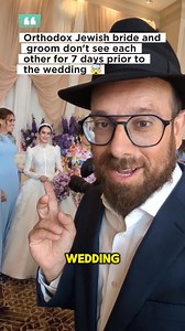 Did you know that at some Orthodox Jewish weddings, the bride and groom don't see each other for an entire week before the ceremony? It's a beautiful tradition meant to build anticipation and excitement for their special day! I love learning about the unique customs that make each wedding so meaningful. What's a wedding tradition you find fascinating? 💍✨ #JewishWedding #OrthodoxJudaism #WeddingTradition #Faith #Marriage | Rabbi Raps