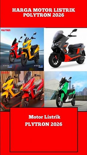 Electric Motorcycle Prices 2026 | Polytron #electricmotorcycle #Short