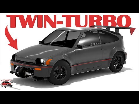 3000hp Honda CRX (Automation + BeamNG.drive)