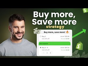 Shopify BUY MORE SAVE MORE setup in 2 mins (2026) | Volume Discounts