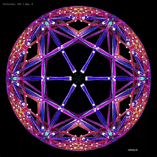 When a Trapped Tree Evolves into a Kaleidoscope 🌲♐ #shorts #tree #fractal