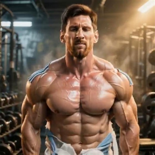 Ronaldo Gym Secrete & Messi Crying #ronaldo #messi #aifunnyshorts