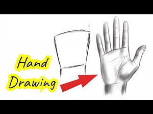 How to draw hand/Fingers for beginners |Basic Hand Sketch drawing Pose step by step tutorial pencil