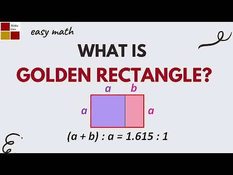 GOLDEN RECTANGLE!! || GOLDEN RATIO || ‪@Jayasreemaths‬